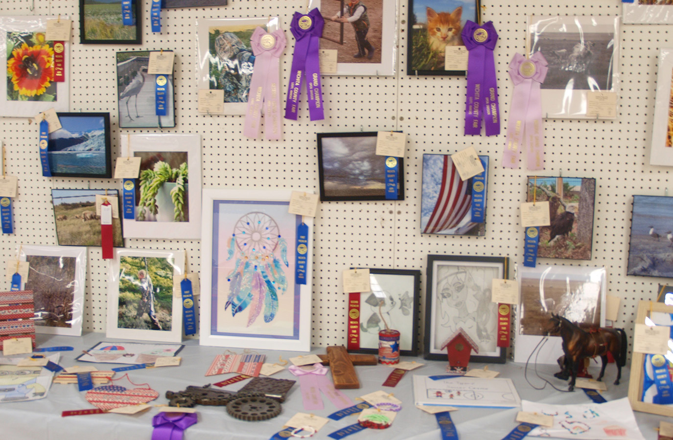 This is just a few of the award-winning entries on display at the Community Building. Congratulations to all the winners.