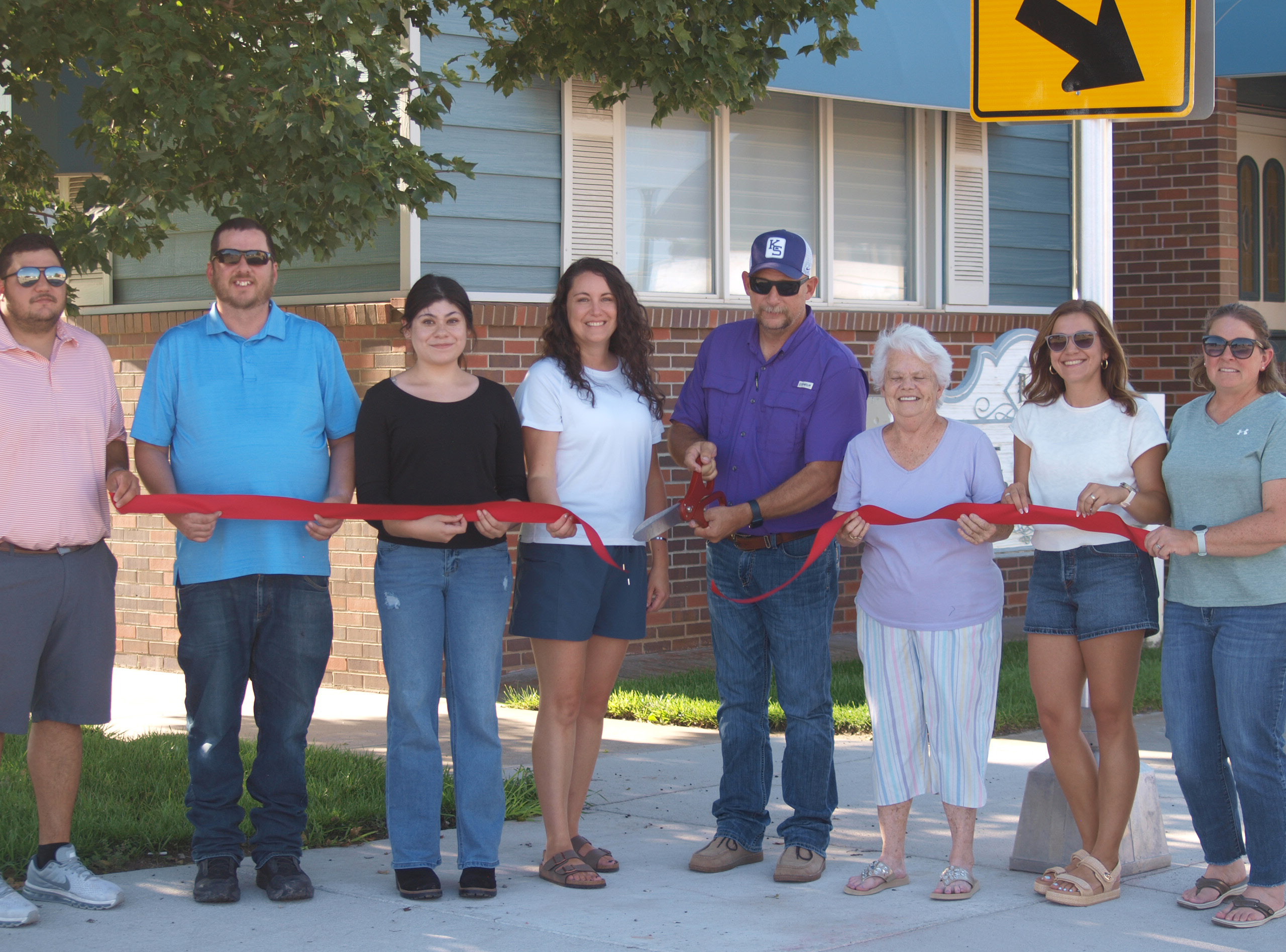 Ribbon Cutting Ceremony Held for New Lighted Crosswalks