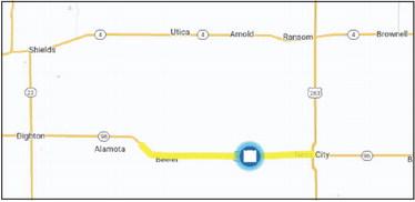 Resurfacing began Aug. 6 in Ness County