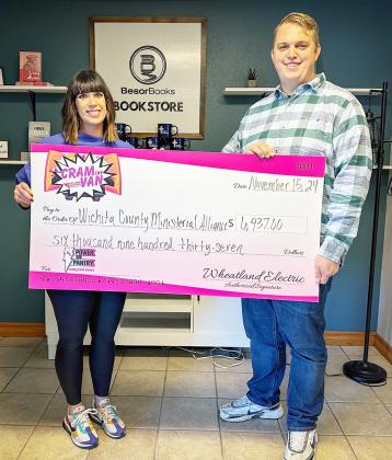 WCMA Recieves Some 'Cram the Van' Proceeds