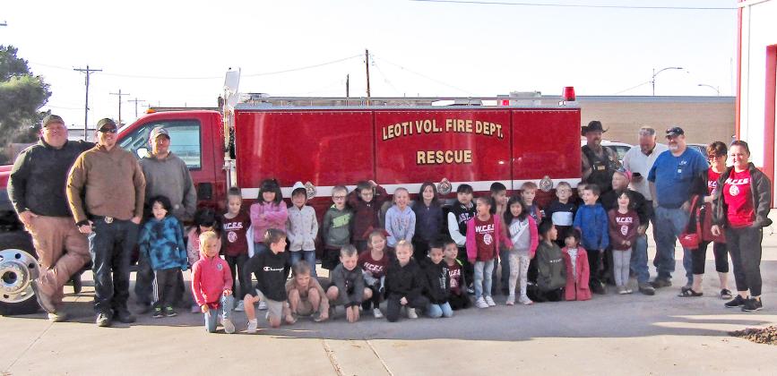 Kindergarteners visit LVFD for Fire Safety Week