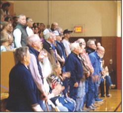 Local veterans enjoyed a free breakfast prepared and served by WCHS students, then repaired to WCES for a parade and program designed to honor their past or present service.
