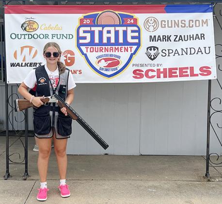 Baker Competes at State Trap Shoot
