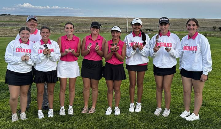 Lady Indians Golf Team - Lakin Invite Champs