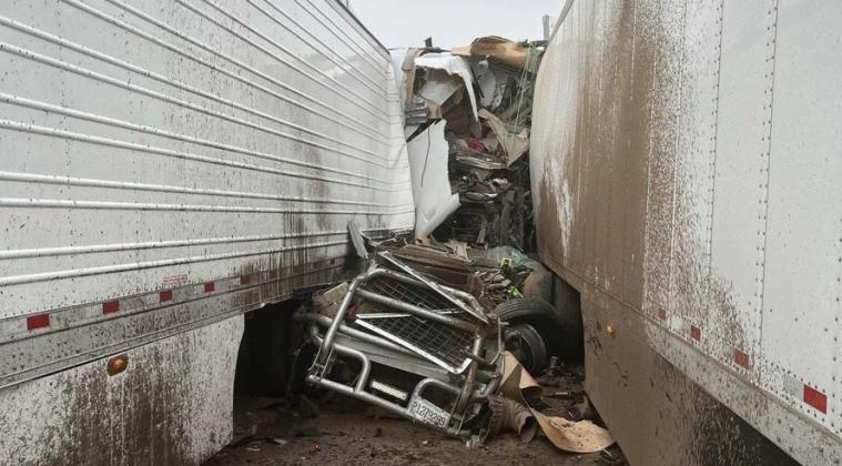 Friday Dust Storm Causes Multi-Vehicle Pileup on I-70, Other Crashes