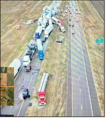 Friday Dust Storm Causes Multi-Vehicle Pileup on I-70, Other Crashes