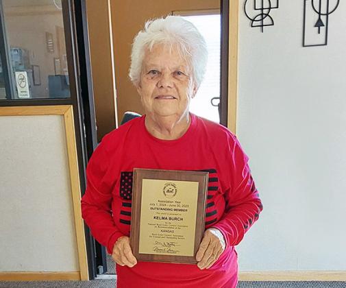 Burch Named National Rural Letter Carriers Kansas Outstanding Member of the Year