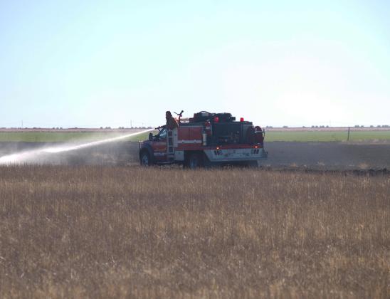 LVFD Fights Field, Ditch Blazes near Lydia