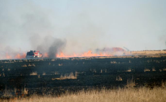 LVFD Fights Field, Ditch Blazes near Lydia