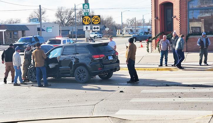 Non-injury Accident at 4-Way