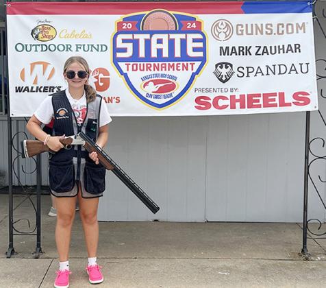 June 19 Baker Competes at State Trap Shoot