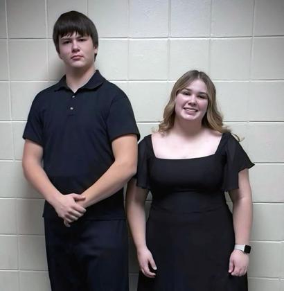 Honor Band: Chadryn Smades, Tuba; Laney Biel, Euphonium Photos courtesy Tori Koehn