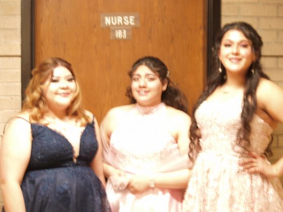 Students enjoying the prom