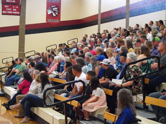 Family and friends at graduation