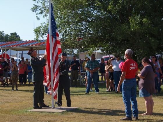 Wichita County Fair 2021 opening ceremony