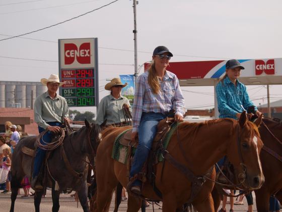 Wichita County fair parade 2021