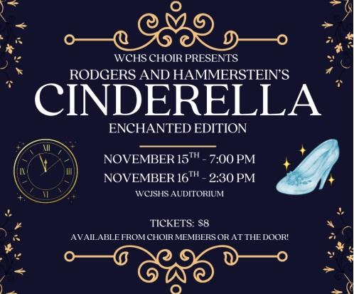 Cinderella at WCHS this Weekend