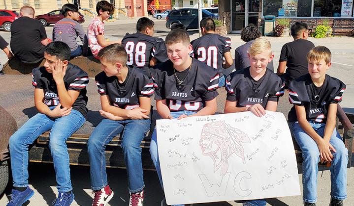 The WCJHS Braves repped their team, part 2.