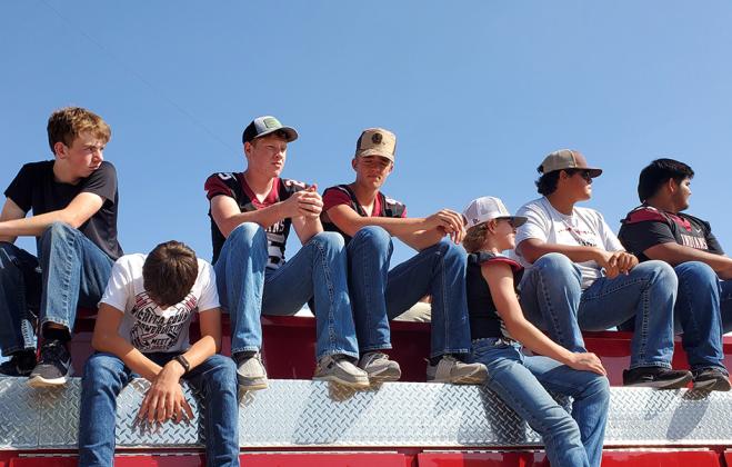The Indians hitched a ride with the Fire Department, part 2.