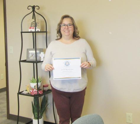 City Clerk Hassell Earns Certified Municipal Clerk Designation
