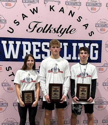 Takedown Club Wrestlers Medal at State