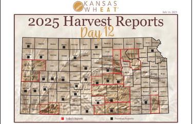 Day 12, Final 2025 Kansas Wheat Harvest Report