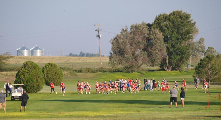 WCJSHS Hosts Wichita County Invitational Cross Country Meet