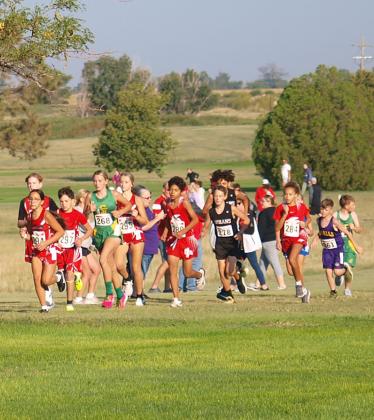 WCJSHS Hosts Wichita County Invitational Cross Country Meet