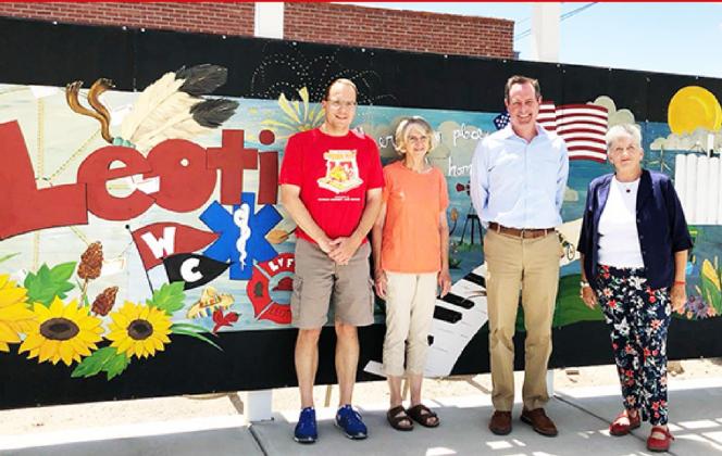 Pictured left to right: Jim Myers, Chairman WC Republican Committee; Ann Wiles, Precinct 2 Republican Committeewoman; Tracey Mann, Republican Candidate for Kansas 1st District US House of Representatives; Dorene Reimer, Vice Chairwoman WC Republican Committee.
