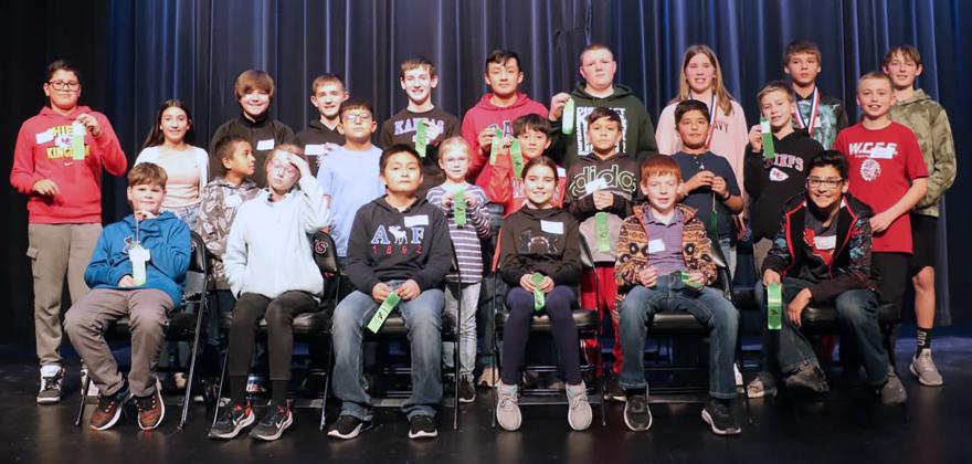 S-K-I-L-L-S on Display at Wichita Co. Spelling Bee