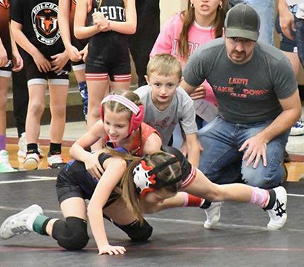 Leoti Takedown Club Wrestlers Place Well at Home Meet