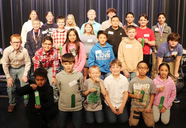 24 Students Participate in Wichita Co. Spelling Bee