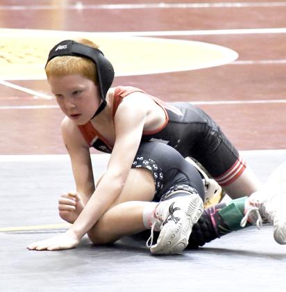 Leoti Takedown Qualifies Six for Kansas Kids State Tournament
