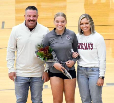 Lady Indians Volleyball Celebrates Senior Night