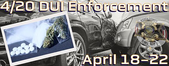 Wichita County Sheriff's Office: Don't Embibe and Drive on Upcoming Marijuana 'Holiday'