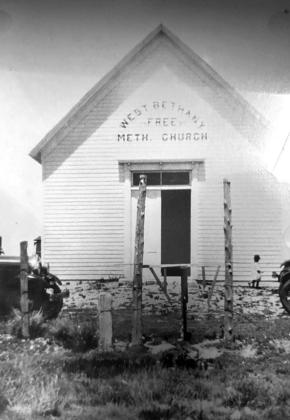 West Bethany Free Methodist Church in 1930-31, when Rev. Brock was circuit preacher.