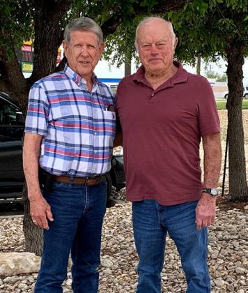 Tommy Carlon, left, and Jim McRae recently met again in person, renewing their friendship after 60 years. Provided