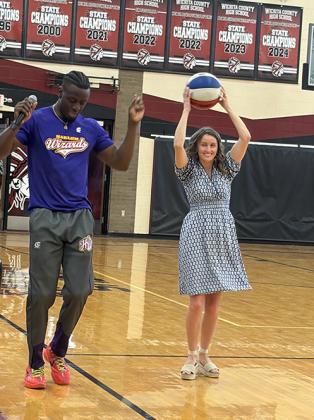 “Top Flight” Hevalow and Mrs. Stacy Porter Challenge - Sequence of basketball skills with ballet moves incorporated.