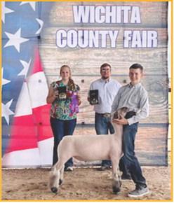 Grand Champion Market Lamb – exhibited by Zach Marcy