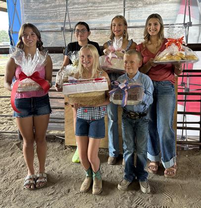 Champion Foods – Jentri Porter Reserve Champion Senior, Brianna Michel Reserve Champion Intermediate, Adilyn Berning Grand Champion Intermediate, Taylor Beedy Grand Champion Senior, Elly Baker Reserve Champion Junior, Crue Larson Grand Champion Junior