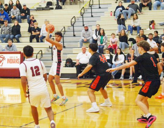 WCHS plays keep-away versus Elkhart on Friday, December 5.