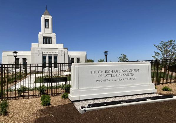 The Wichita Kansas Temple is expected to open later this year in northwest Wichita. It is the state’s first temple for the Church of Jesus Christ of Latter-day Saints. Roger Nomer / Kansas News Service / KMUW