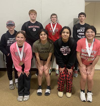 Three Wrestlers Medal at Rocky Welton Tourney