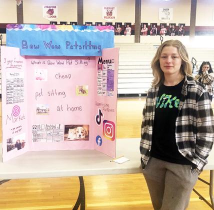 Haylee Kissick's business proposal, Bow Wow Petsitting, is all about the fur babies.