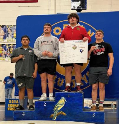 Left, top to bottom: Beau Porter, Regional Champion Tyson Peters, 3rd Gavvan Castillo, 4th Photos by Janee Porter