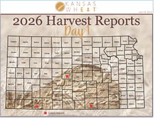 Day 1, Kansas Wheat Harvest Report