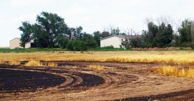 LVFD Battles Wheat Field  Fire in South of County