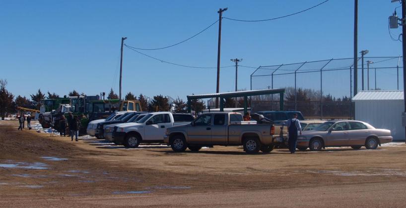 Despite Swampy Conditions Auction Draws Large Crowd