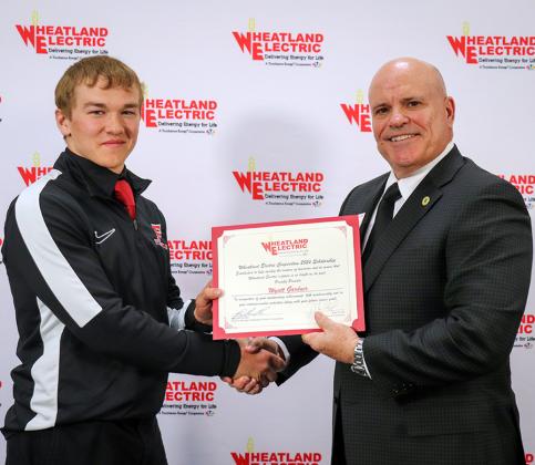 Gardner Receives $1,000 Scholarship from Wheatland Electric