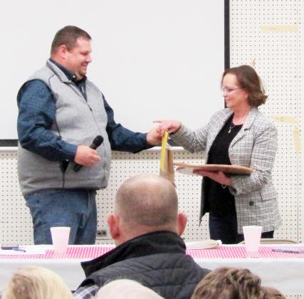 Above: Shannon Crouch, who retired last year, received special recognition for her many years of service.